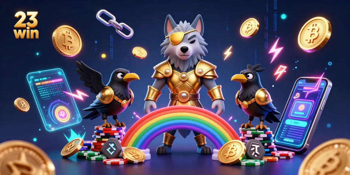 Experience thrilling play at 23 win with exciting gaming elements in a vibrant casino scene.