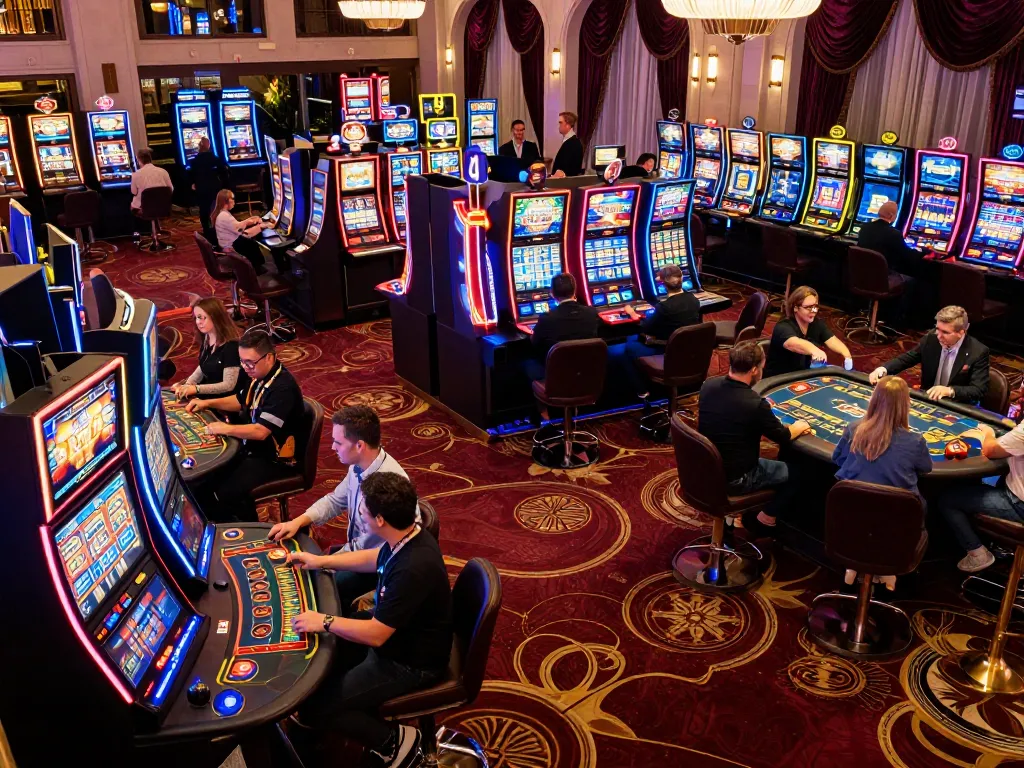 TT88 slot machines engaging players with colorful displays and lively atmosphere in a vibrant casino