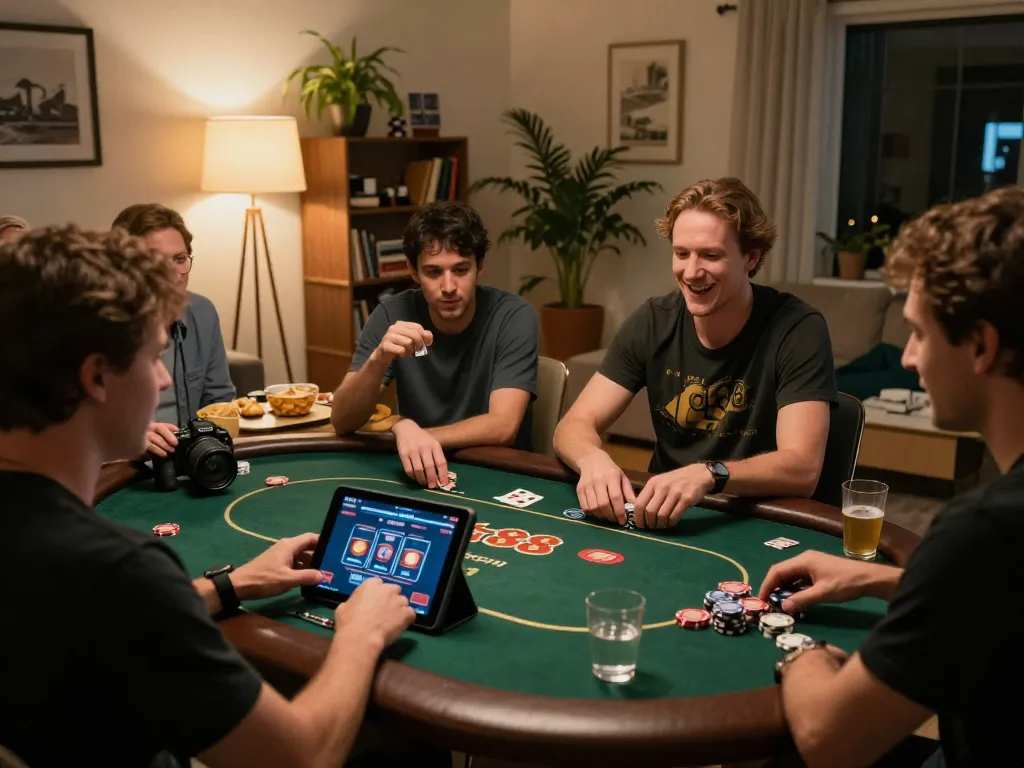 Engaging in online poker at tg88 com from a cozy home setting