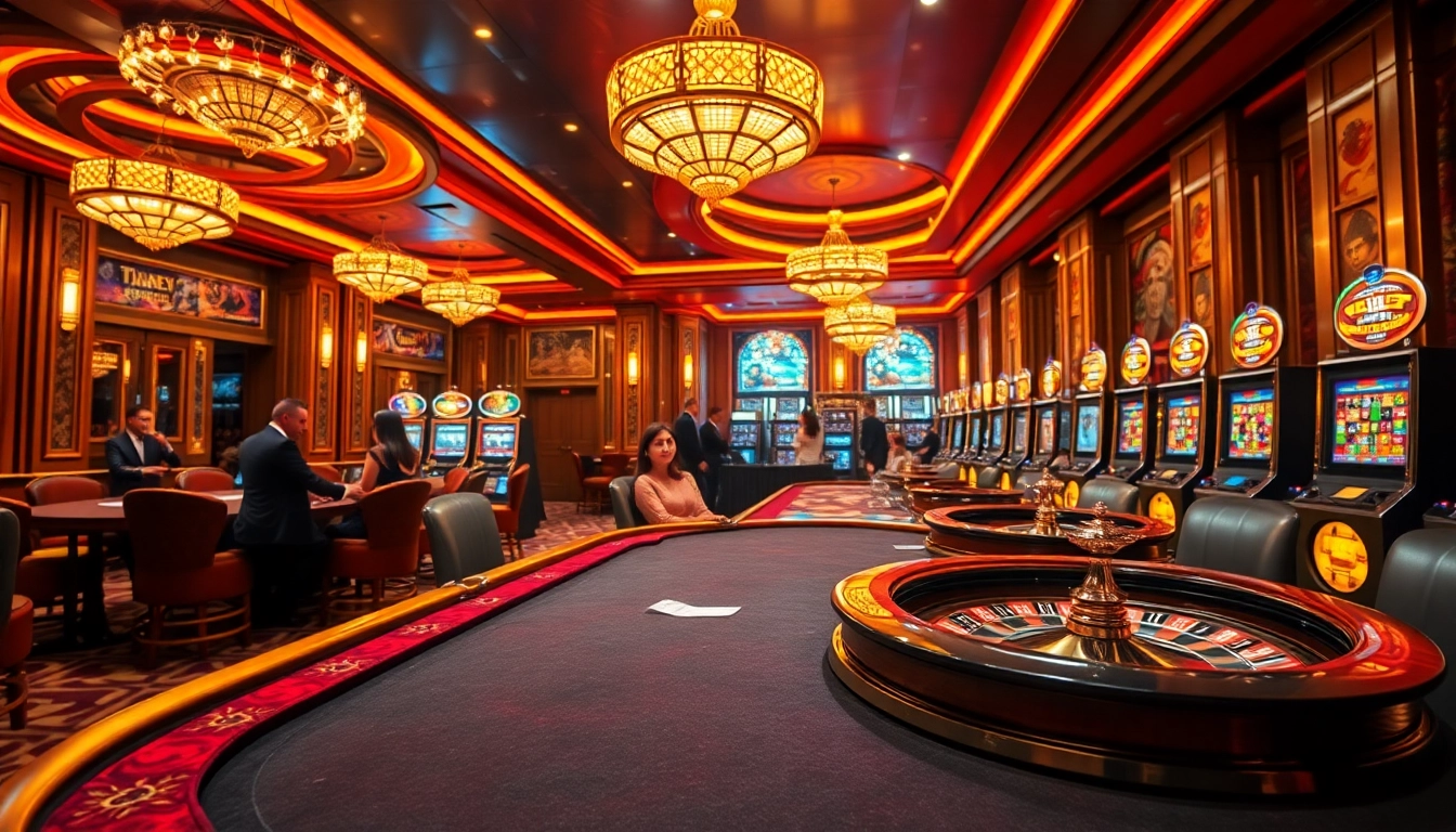 Experience the thrill of gambling with Truyên ma hay nhất themes in a vibrant casino.
