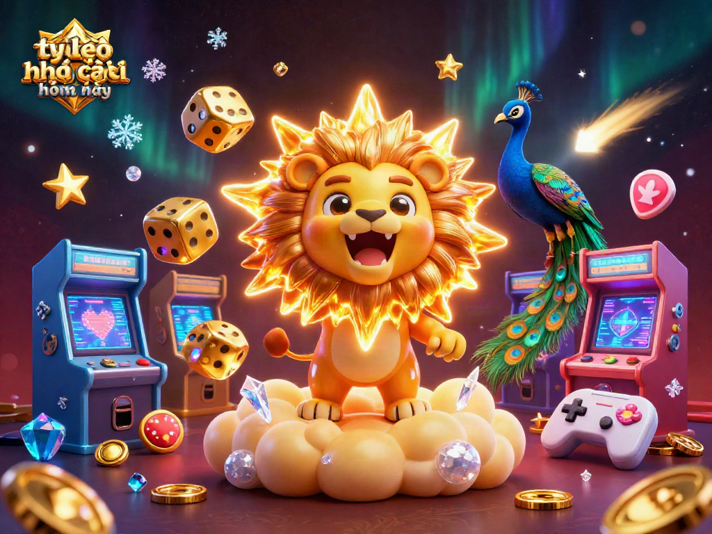 Experience the action with tỷ lệ kèo nhà cái hôm nay illustrated in a vibrant casino scene.