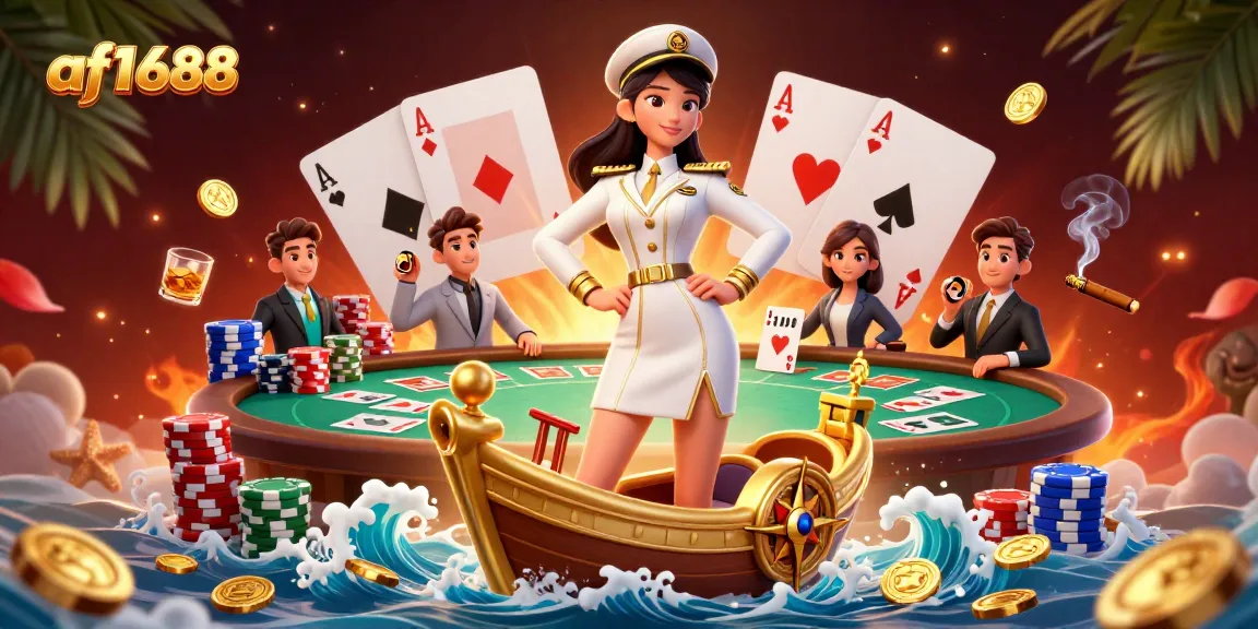 Bet on af1688 with vibrant casino scenes featuring poker tables and dynamic elements.