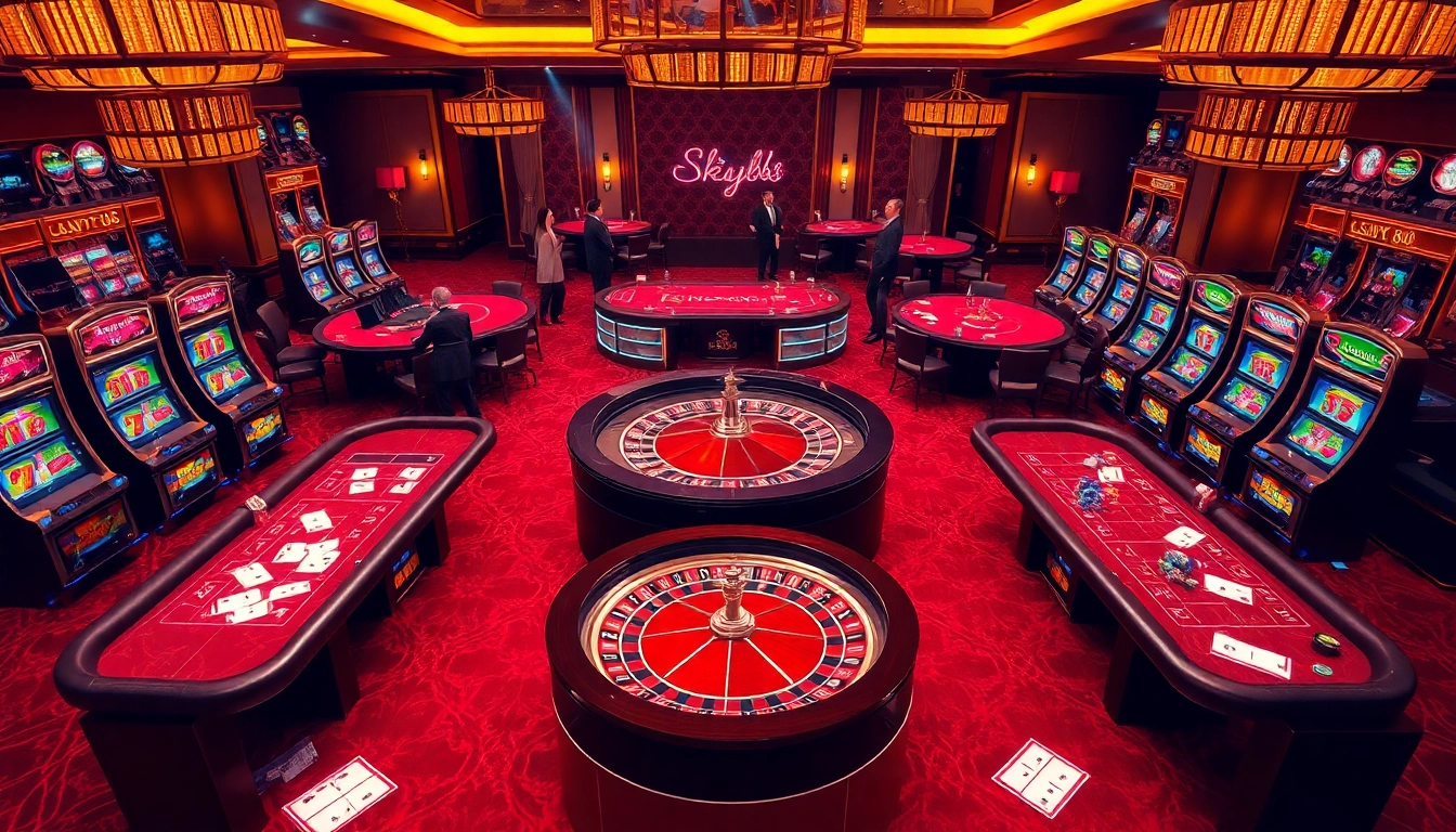 Experience the thrill of SKY88 casino with luxurious tables, vibrant slots, and high-stakes excitement.