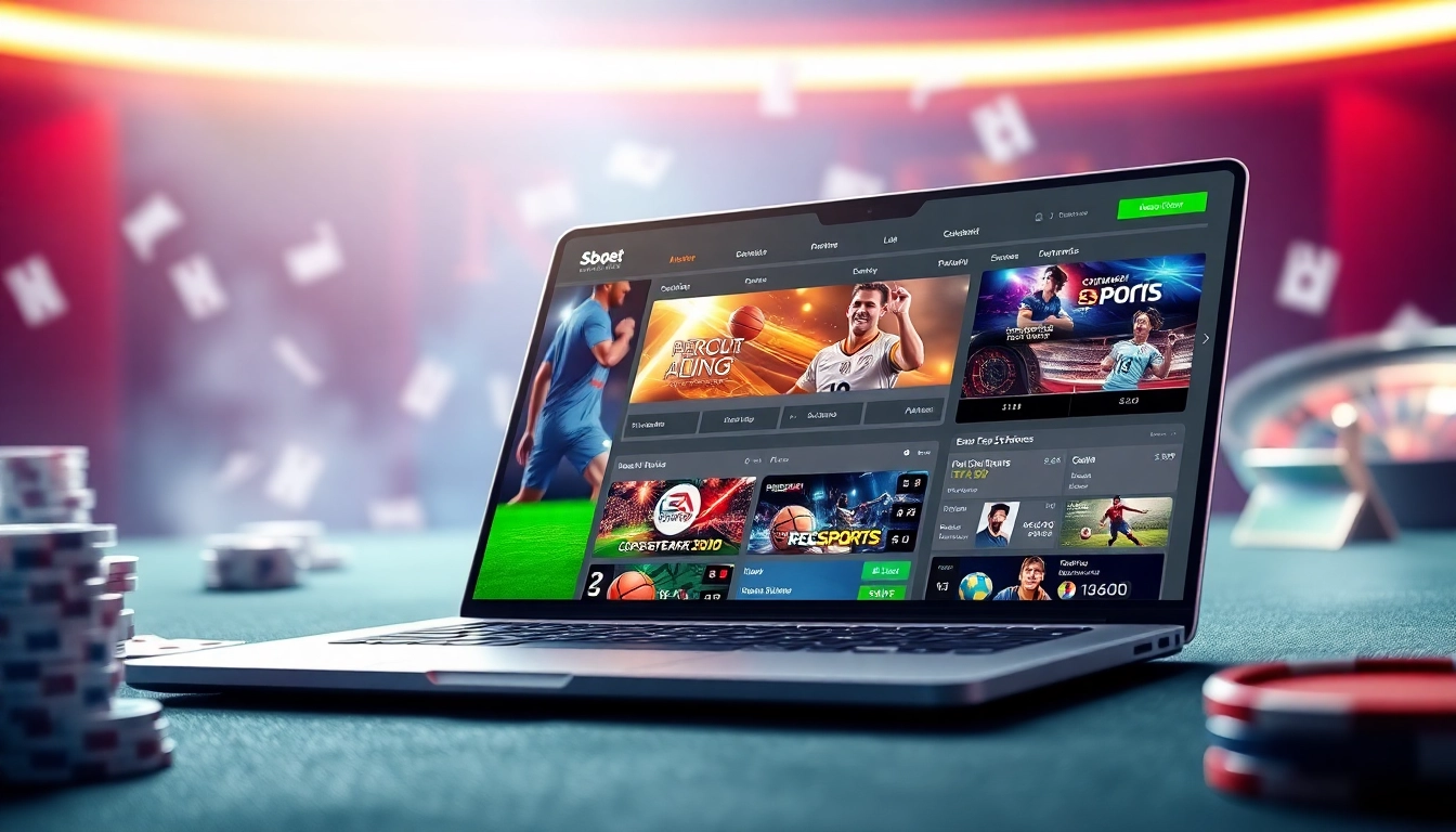 Explore the engaging online sports betting interface of https://sbobet.day/ with vibrant graphics and user-friendly design.