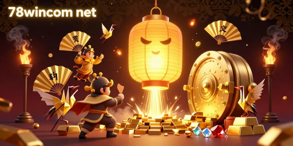 Experience lavish gameplay at 78wincom net with vibrant casino action featuring golden treasures and lucky symbols.