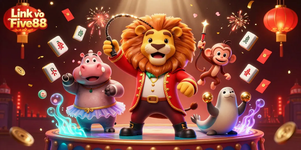 Experience the excitement of games at Link vào Five88 featuring thrilling characters and vibrant symbols.