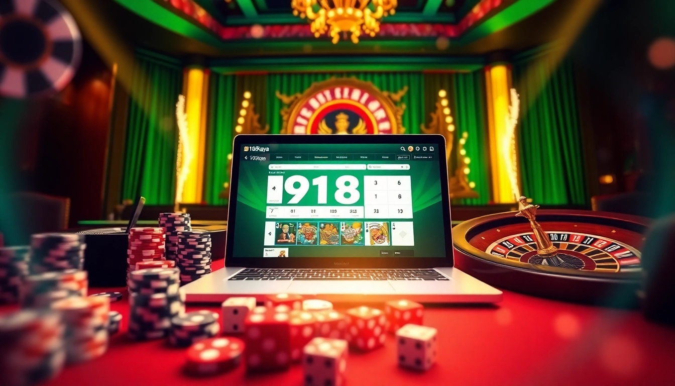 Play exciting games on 918kaya APK with a vibrant online casino atmosphere.