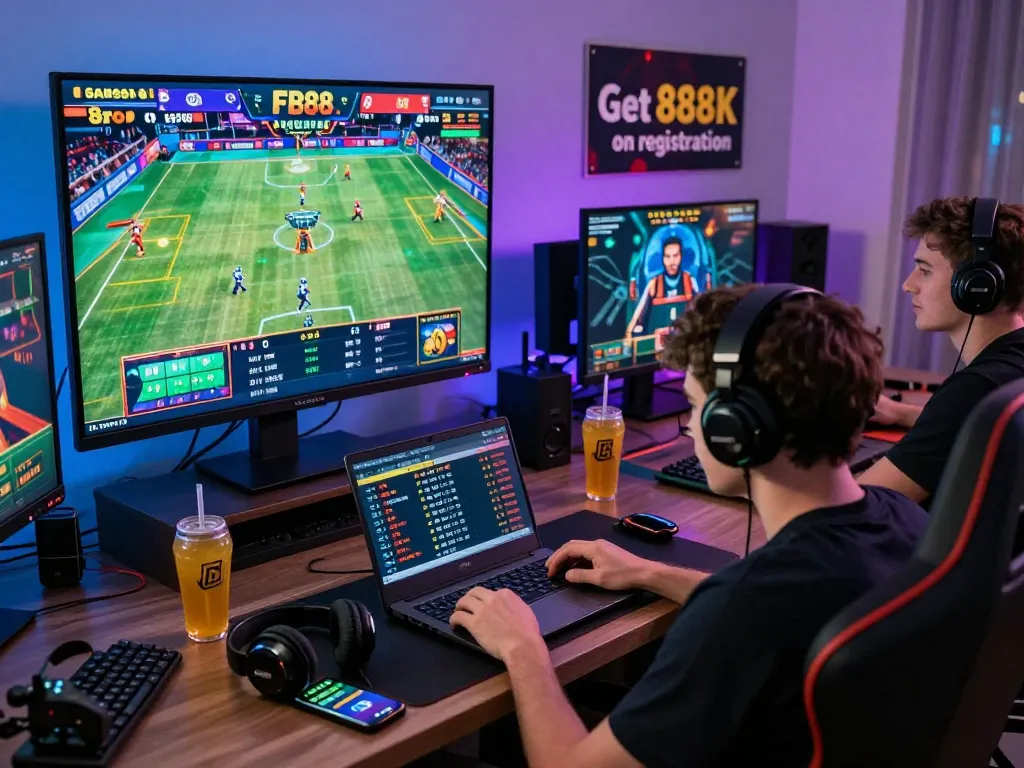 Engaged players utilizing fb88 com for dynamic online betting in a vibrant gaming environment.