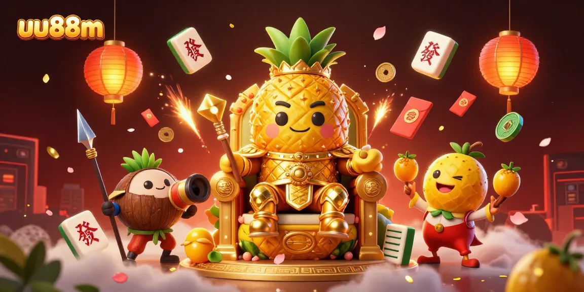 Experience the vibrant gaming atmosphere at uu88m with colorful casino-themed characters and elements.