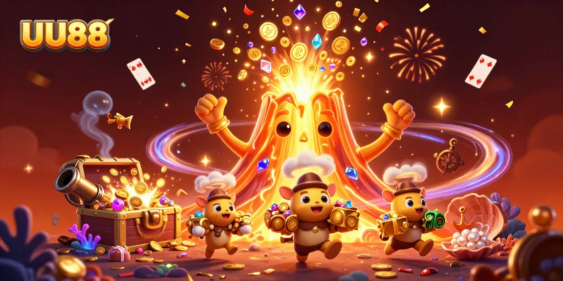 Experience the thrill of UU88's vibrant casino world with treasure and excitement.