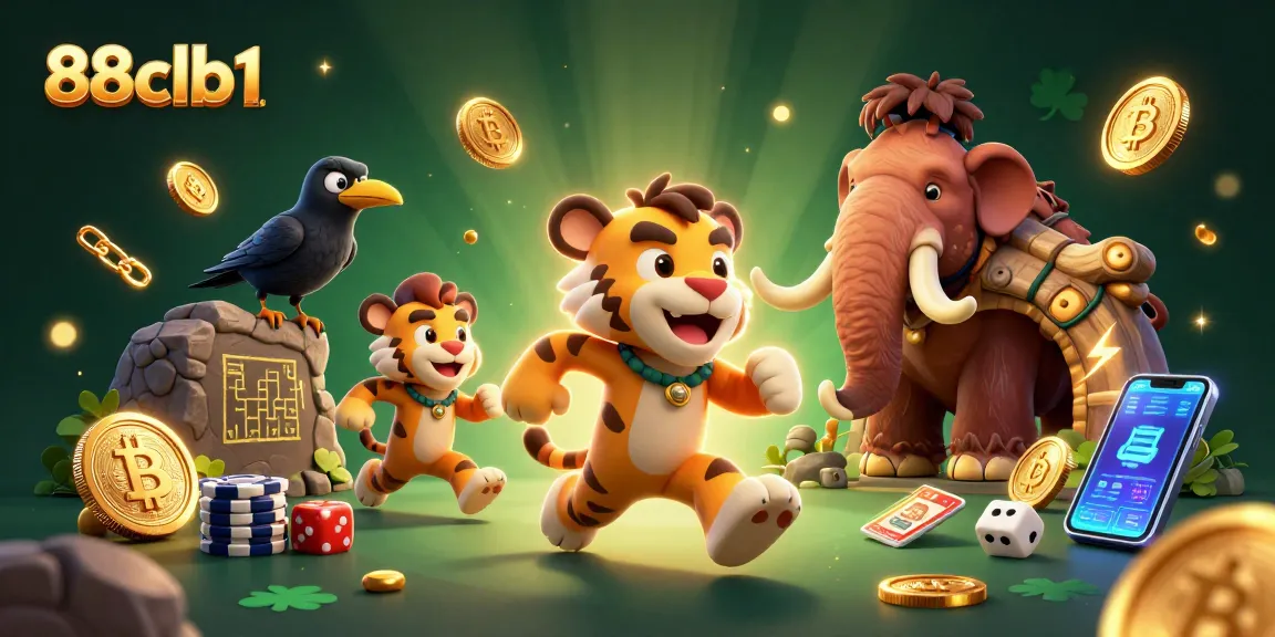 Engage in thrilling action with 88clb1 as cavemen and a sabertooth host a prehistoric casino.