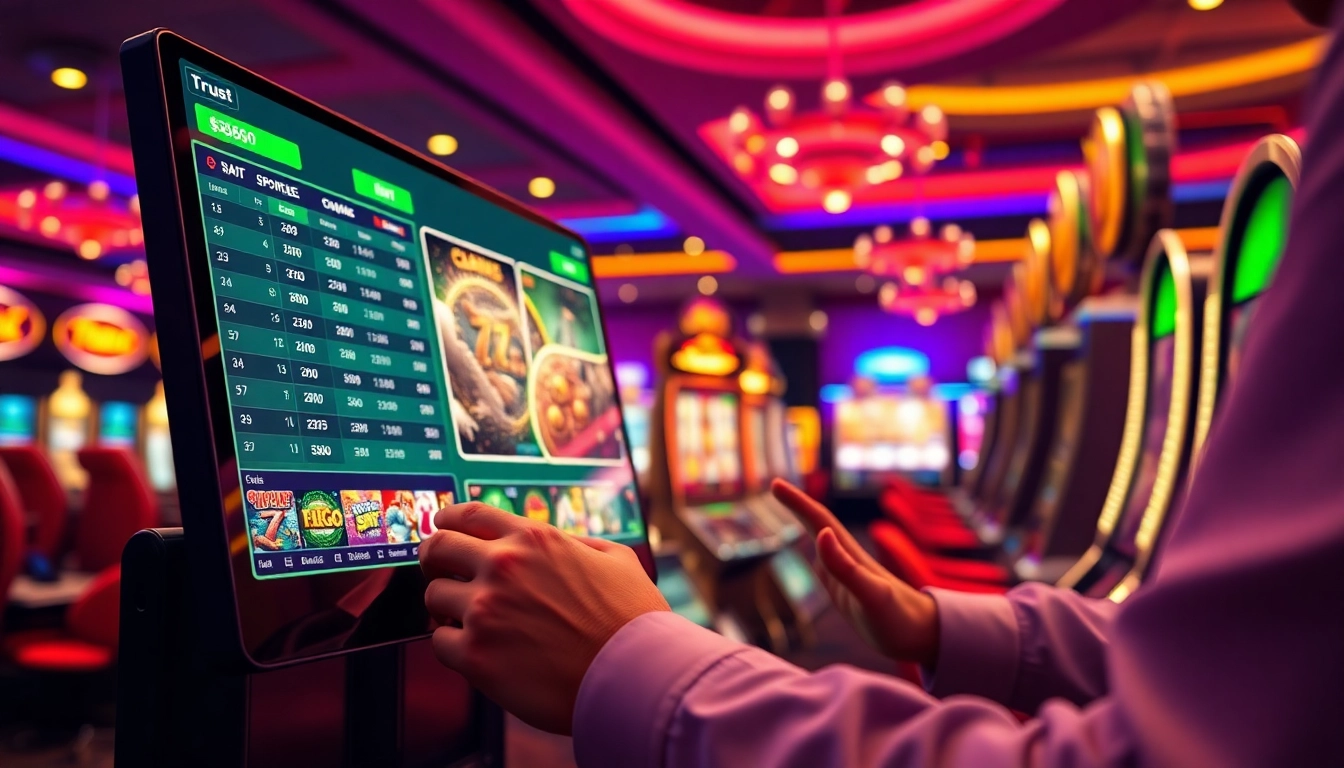 Engaging gambling scene featuring https://fb888.us/ showcasing a modern betting platform and casino atmosphere.